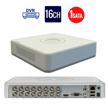 DVR Mini 1U H.265 De 16 Canais 720p